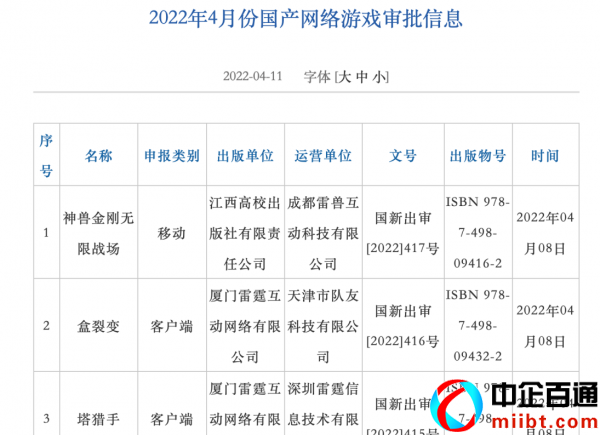 游戏版号审批最新消息2022（国产游戏版号重新核发）